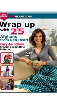Red Heart - Wrap Up with 25 Afghans - Free