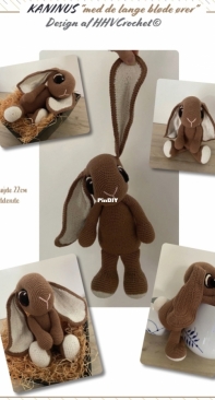 HVVCrochet - Hanne Hølmkjær Vestergaard - Kaninus - with the long soft ears - Danish