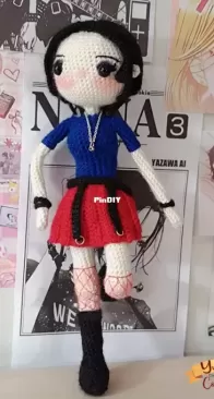 Nana Amigurumi Crochet Pattern - Angeline Reyes / CatelierCreaciones / YumimiCrea - English / Spanish