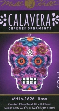 Mill Hill Calavera MH16-1626 Rosa XSD