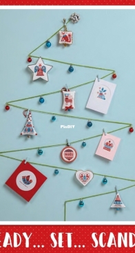 Scandi Ornaments by Emma Congdon from Cross Stitcher 362 PCS + XSD
