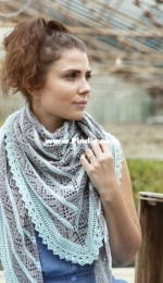 Filcolana-Eucalyptus Shawl by Karen S. Lauger-English,Danish,German-Free