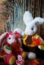 Elena Tolokonenko - Student Bunny and his sister Rozochka - Russian - Free