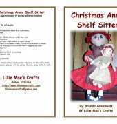 Christmas Annie Shelf Sitter by Brenda Greenwalt- Lillie Maes Crafts-Free