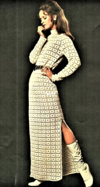 After-Dark Glamour in Crochet - Vintage Pattern from Golden Hands In Weekly Parts - Part 40 Vol.3