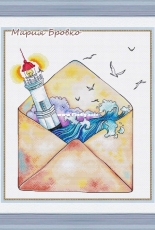 Sea In Envelope by Maria Brovko