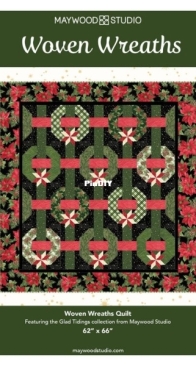 Maywood Studio - Woven Wreaths Quilt - Free