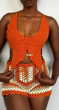 ShylerCrochets Designs - Sheila Mutaawe - Alpine Butterfly Top