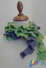 Arlenes World of Lace-Dizzy Lizzy Scarf-English,German