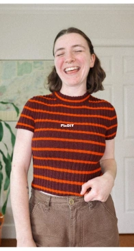 Bloodroot Tee Fit I & Fit II by Andrea Gaughan