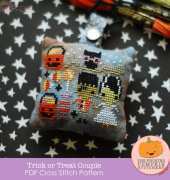 The Frosted Pumpkin Stitchery - Trick or Treat Couple