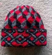 Falling Blocks Hat by Alasdair Post-Quinn