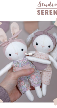 Studio Seren - Baby Bunny with Clothes