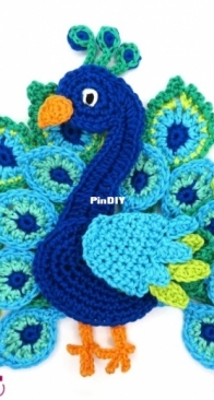 Home Artist - Peacock Applique