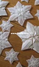 origami snowflake