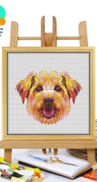 Awesome Pattern Studio - CS2298 - Mandala Glen of Imaal Terrier XSD