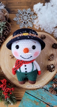 A pinch of cotton - Soft Toy For Joy - Beata Kuchnia - Mister Snowman
