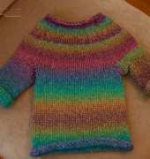 Stripey Baby Sweater by Erica Kempf Broughton