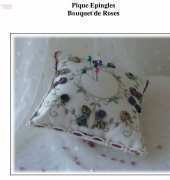 jad sampler pique épingle bouquet de roses - French