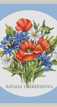 Poppies and Cornflowers by Natalia Cherepanova
