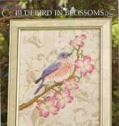 Bluebird in Blossoms by Sharon Pope from Just Cross Stitch - March - April 2010 XSD