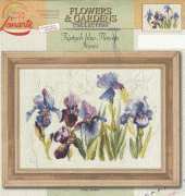 Lanarte 34851 Triptych Blue Flowers - Irisses