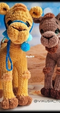 Vikusik toys - Viktoriya Kravchenko - Виктория Кравченко - Little camel Yarik  - Верблюжонок Ярик - Russian