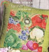 Summer Farmers Market Pillow by Donna Vermillion Giampa from Just Cross Stitch - May 2011 XSD