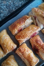 strawberry jam puff pastry