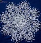knitted doilies - my work