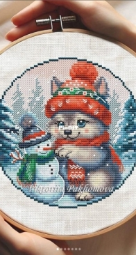 Baby Husky by Victoria Pakhomova