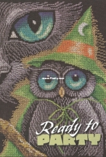 Ready to Party by Elizabeth Spurlock from Just Cross Stitch - Halloween 2018 XSD