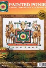 Design Works 2304 - Painted Ponies XSD