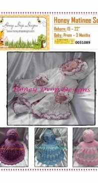 Honey Drop Designs Honey Matinee set