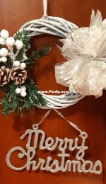 Merry christmas wreath