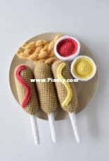 Knot Bad Crochet - Vincent Green-Hite - Corn Dogs - Free