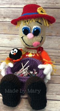 Made By Mary - Mary Smith - Scarecrow Candy Bowl
