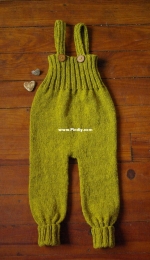 High Waisted Baby Overalls by Abby Belnap