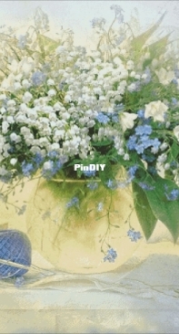Chimera - Lilies of the Valley and Forget-Me-Not