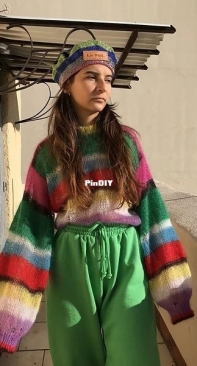 Multi Stripes Sweater - Le Pull