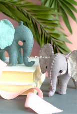 Felt Elephant - Lia Griffith
