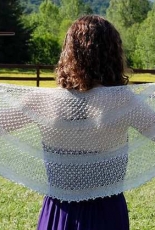 Kleks Shawl by Marlena Górska/marceknit-Free
