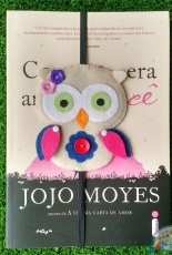 Menina Arteira - Marcador de Página Coruja - Owl Bookmark - Felt pattern - Portuguese - Free