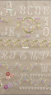 Abecedaire de Collection Sampler by Vannessa Kohlschitter from Point de Croix Magazine no. 65