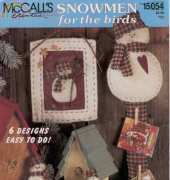 McCalls Creates 15054 Snowmen for the Bird