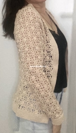 blog bazar novo horizonte - Cardigan beige
