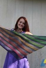 Cashmere Junkie-Grandling Shawl by Taiga Hilliard Designs-Free