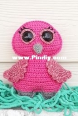 Osage County Crochet - Sadie Sheppard -  Baby Flamingo