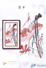 I Love CrossStitch QBS-004 - Lotus