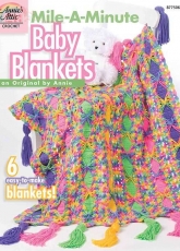 Annies Attic 877506E - Mile a Minute Baby Blankets